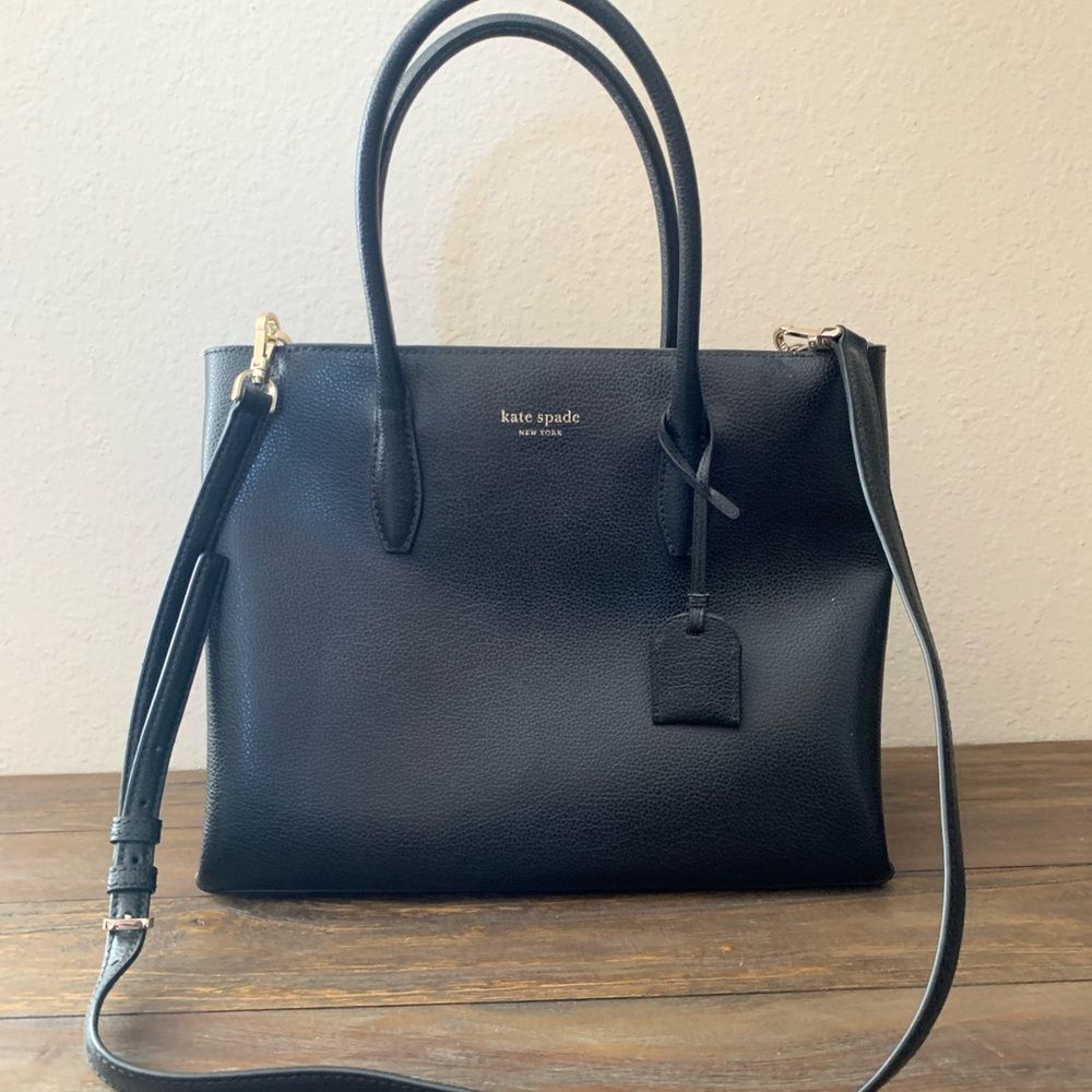 Kate spade black leather bag - Picture 5 of 6